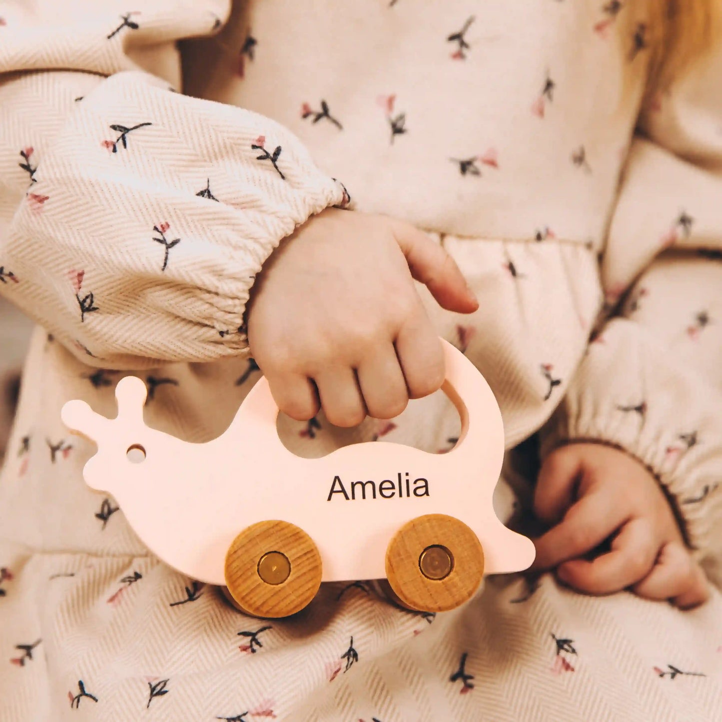 Colored Montessori Toy Animals – Personalized Baby Gift, Sensory Toddler Toys, Custom Baby Shower Present for Niece & Nephew